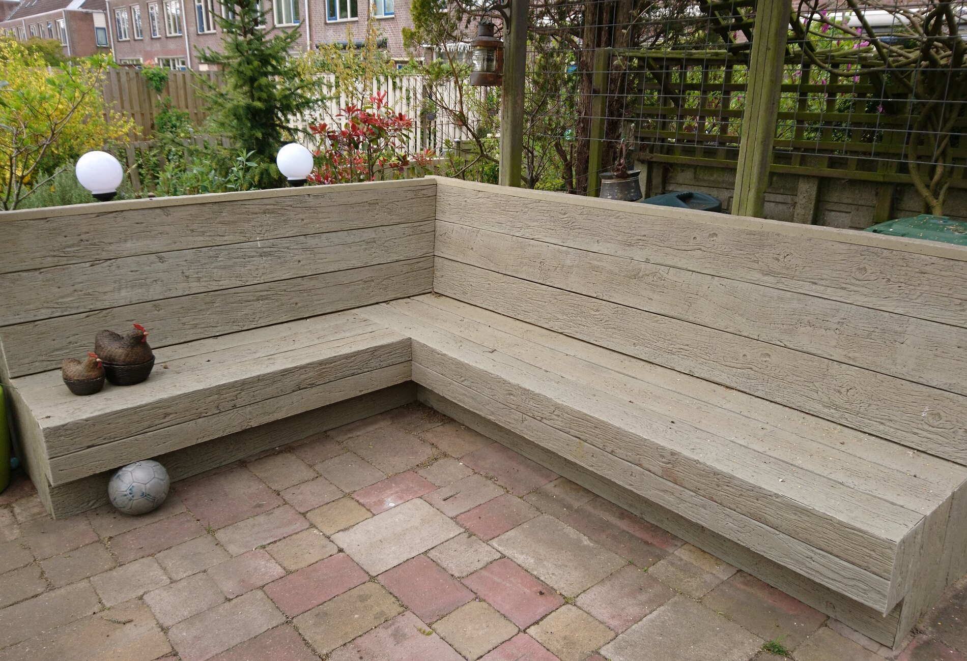 Imitatie steigerplanken voor buiten